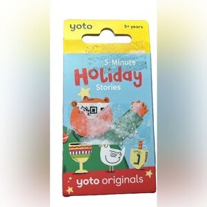 Yoto card 5 Minute Holiday Stories Card - Colorful Fun for Kids